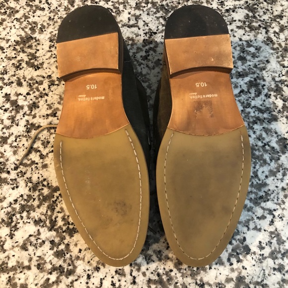 Modern Fiction Realist Plain Toe Suede Derby Shoe - Picture 11 of 12